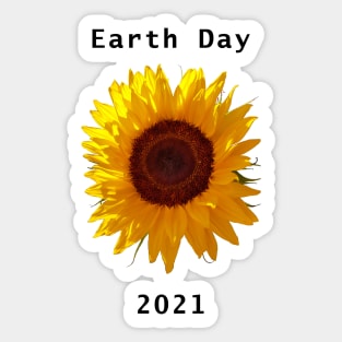 Sunflower for Earth Day 2021 Sticker